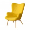 صندلی کلاسیک زرد