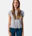 Gray casual short sleeve shirts